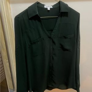 Dark Green Blouse